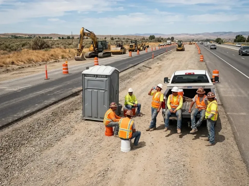 highway-road-construction-crew-007 — frequently asked questions, Porta Potty and Restroom Rentals in Pleasant Valley, MO